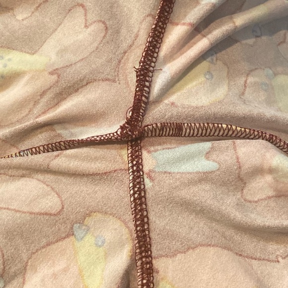 LuLaRoe OS Leggings Maroon Eggplant Wine Purple Birds Owls Parrots Parakeets - Picture 10 of 14